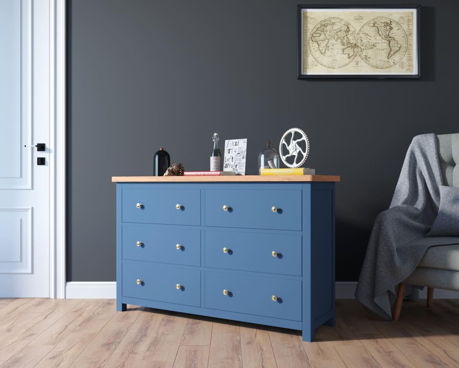 Комод синий Жюль Верн