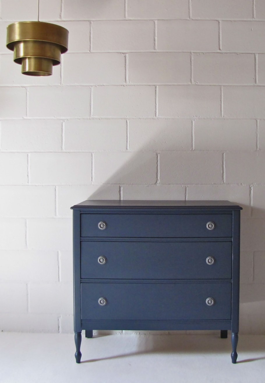 Комоды Винтаж синий