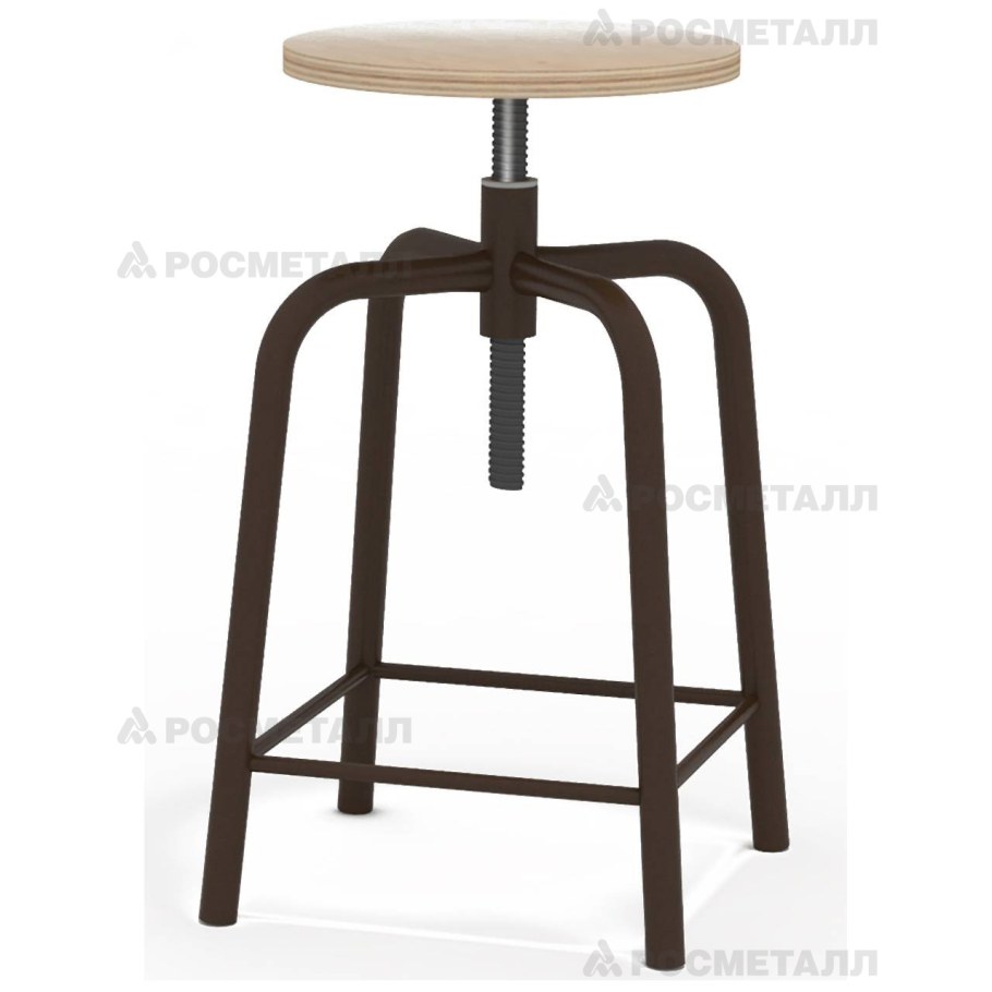 Табурет винтовой, 420х420х360-550мм 4144