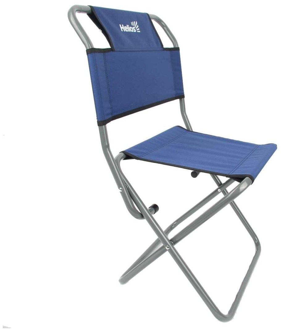 Стул туристический со спинкой Shark ср-400.22с труба ф22 (t-TC-400.22S-S) Helios