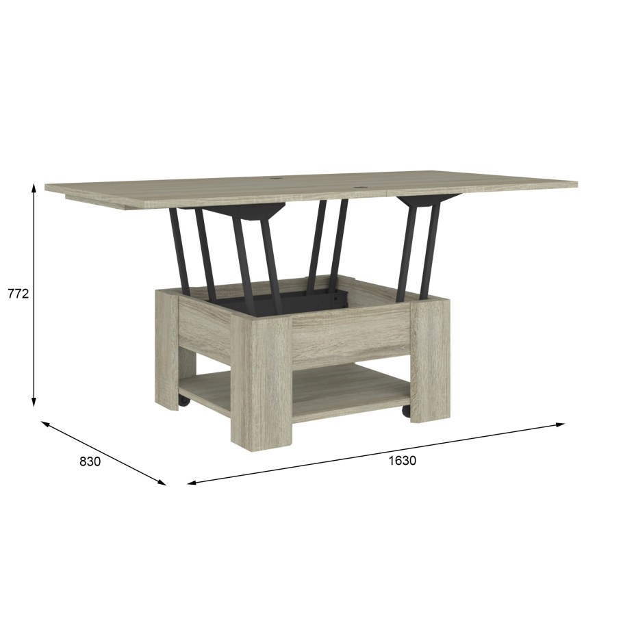 Лазурит стол трансформер журнальный