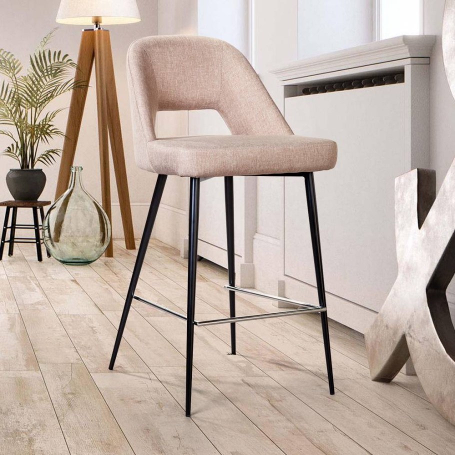 Полубарный стул Dante, рогожка бежевый