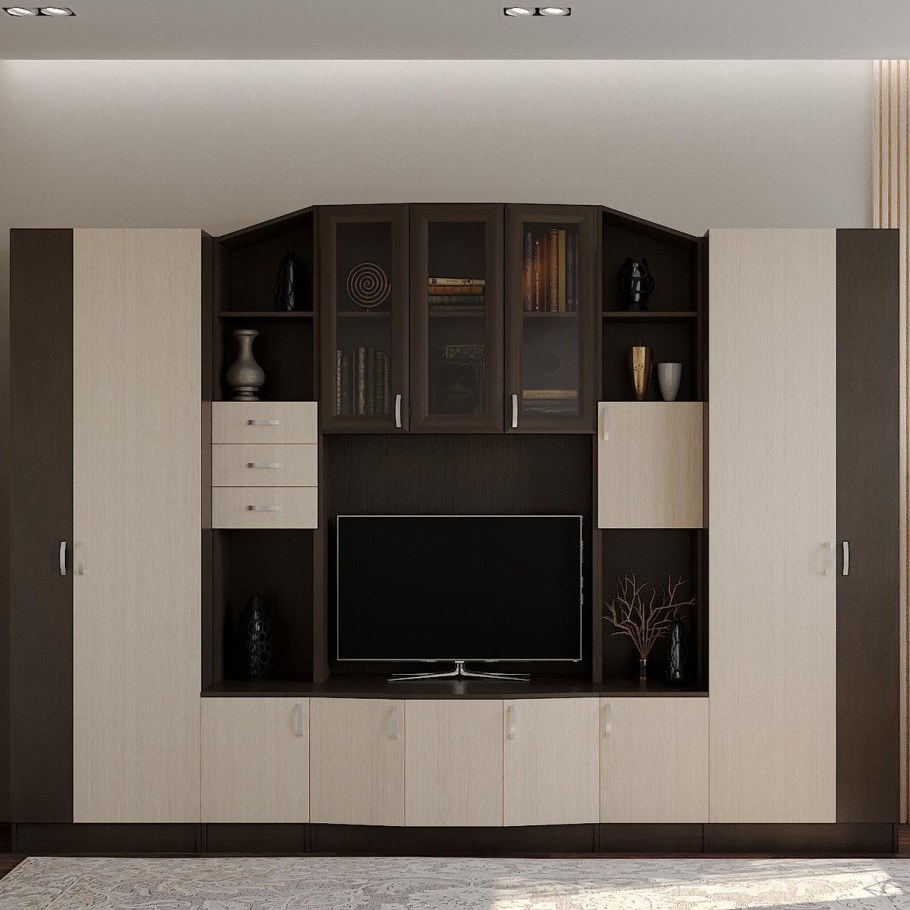 Стенка Макарена Комби ясень светлый