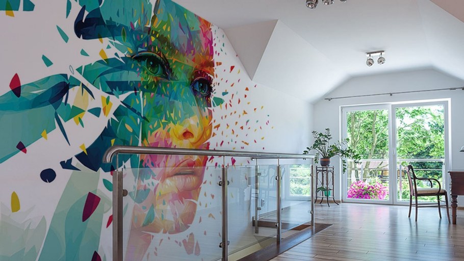 Современная роспись стен