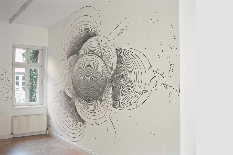 Графичная роспись стен