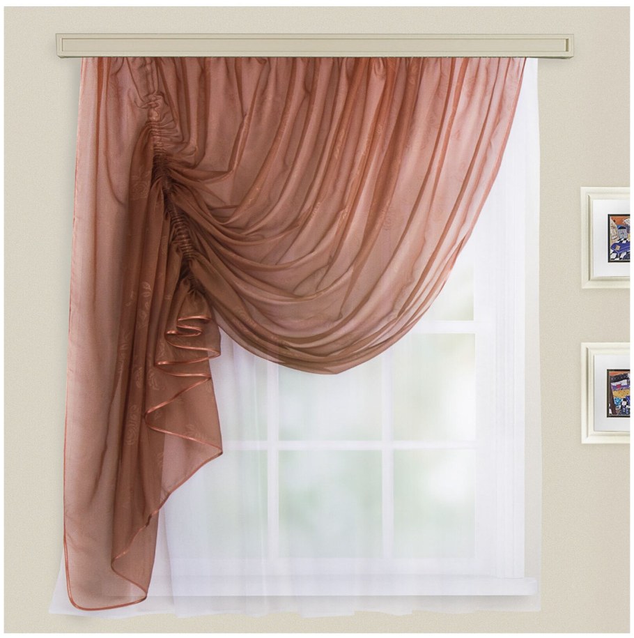 WITERRA / комплект штор для кухни Дорис 285*160 Лев.