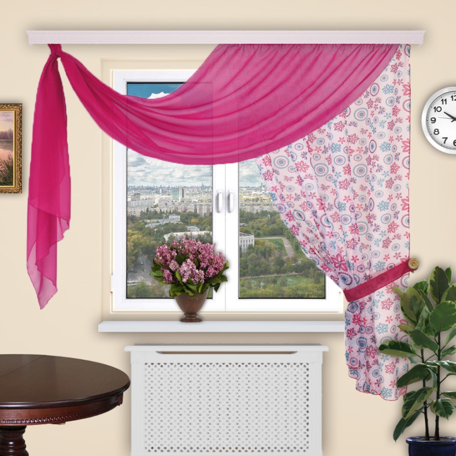 Шторы синель карамель