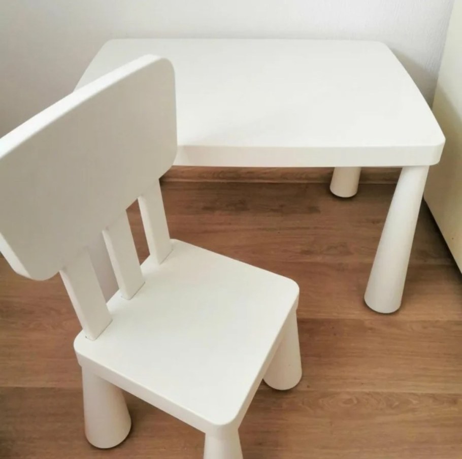 Стол детский икеа маммут