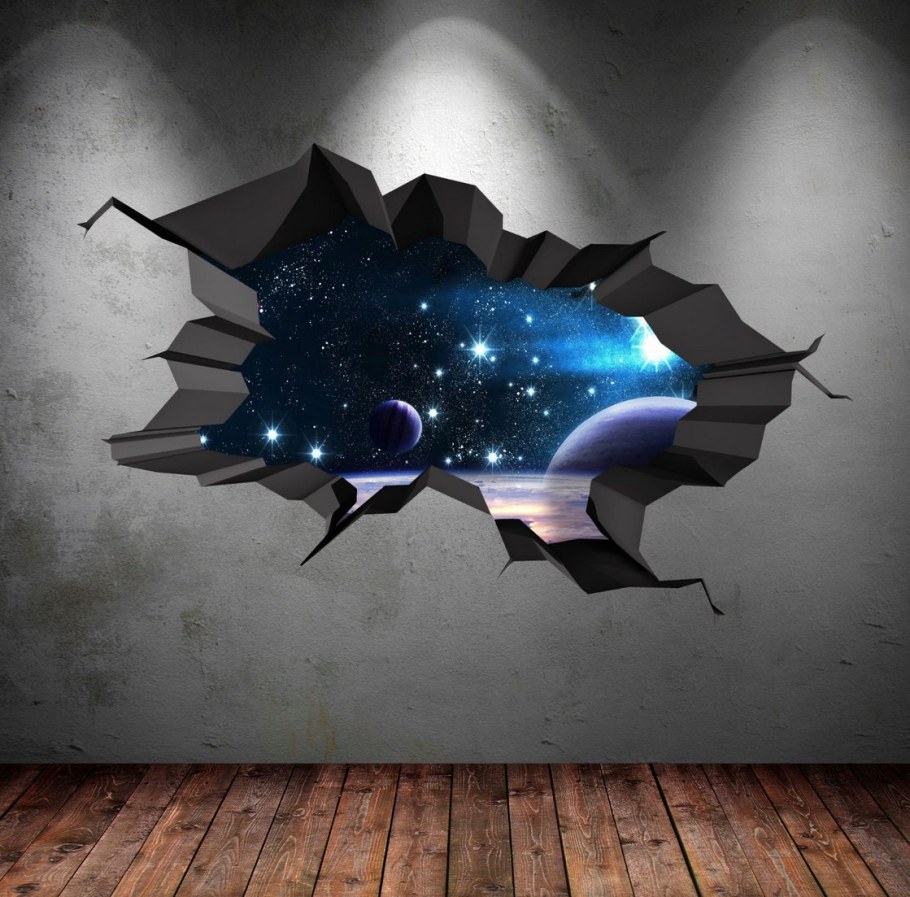 Нарисовать пролом в стене