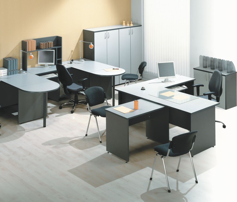 Мебель Шатура серая офисная