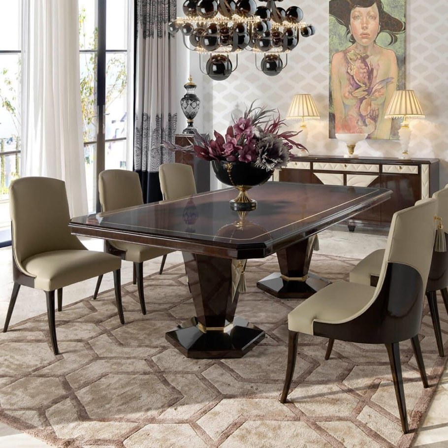 Стол арт деко обеденный 10 персон