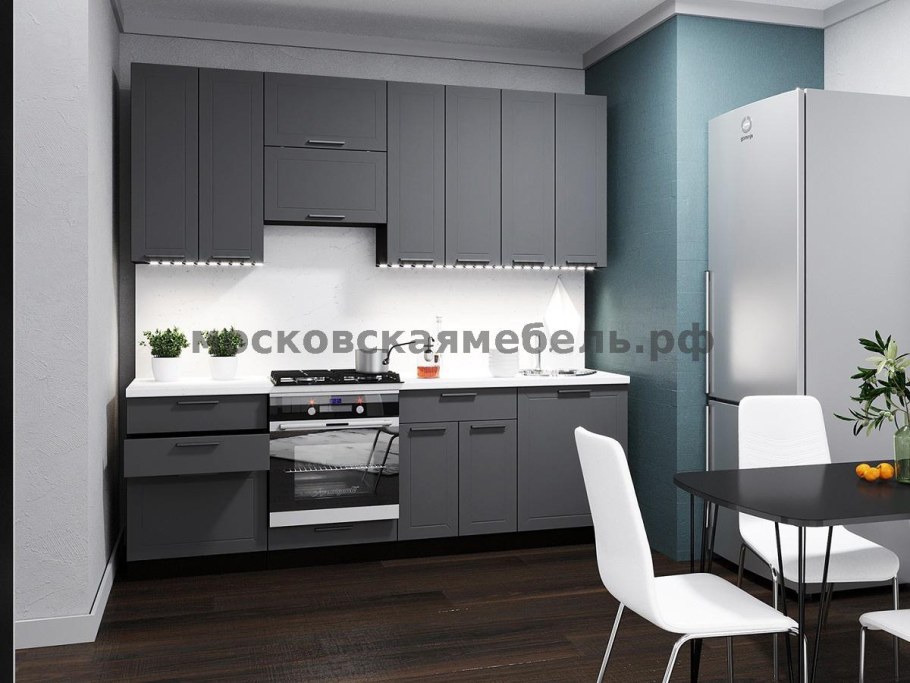 Кухня Глетчер маренго Силк