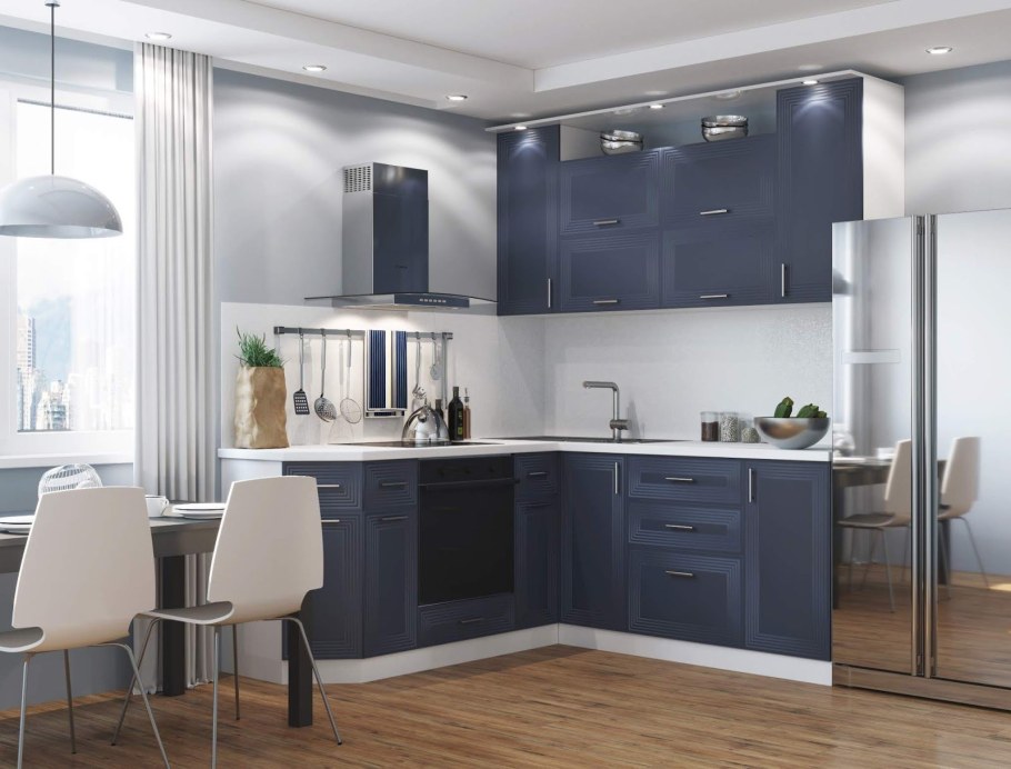 Кухонный гарнитур цвета маренго