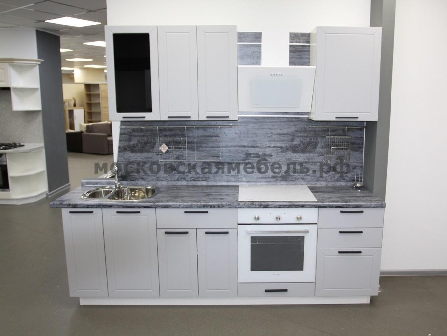 Кухня Глетчер маренго Силк