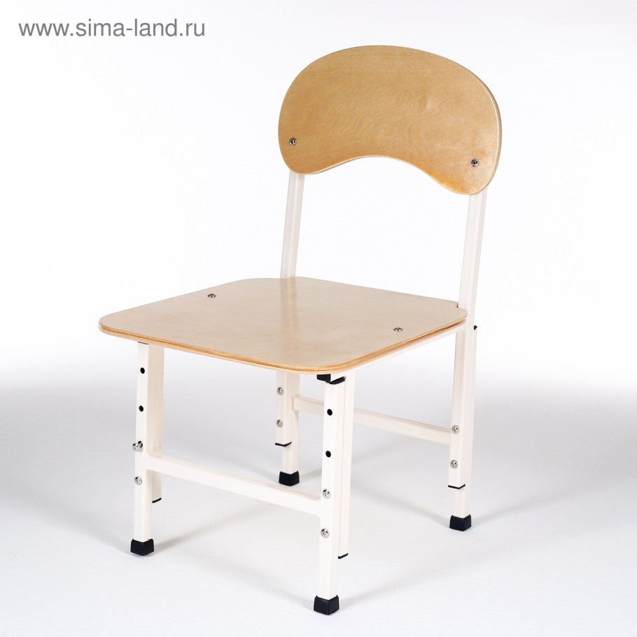Стул детский Дошколенок №2 регулируемый гр.1-3, кремовый белый