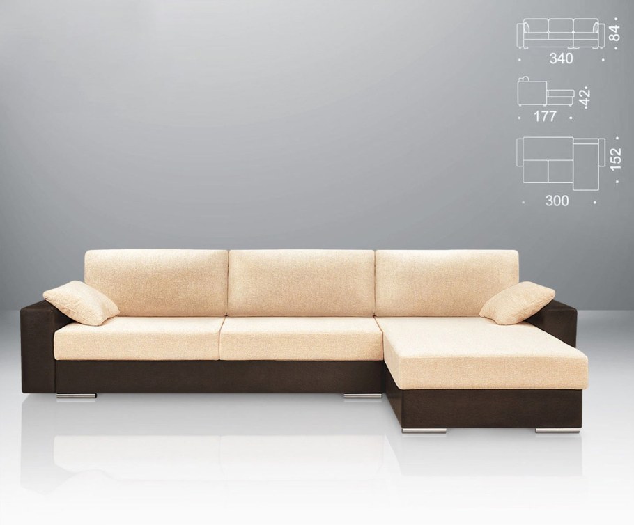 Диван Николетти из рогожки