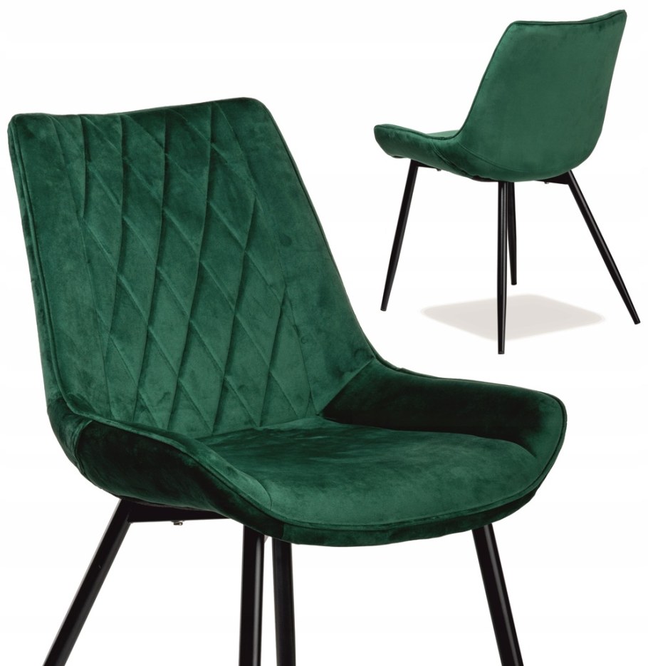 Стул Chilli g062-18 зеленый, велюр