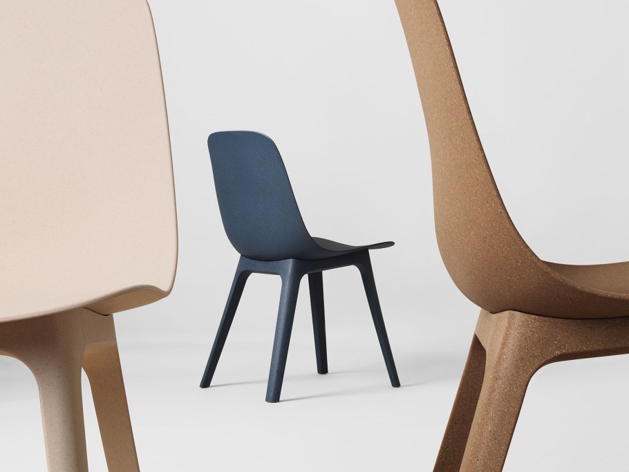 Стул из икеа из переработанного пластика