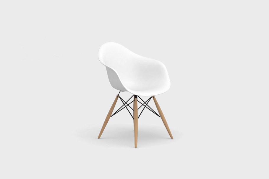 Eames, стул, n-299, Fold, металлокаркас белый