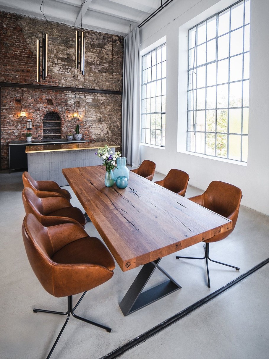 Столик высокий лофт