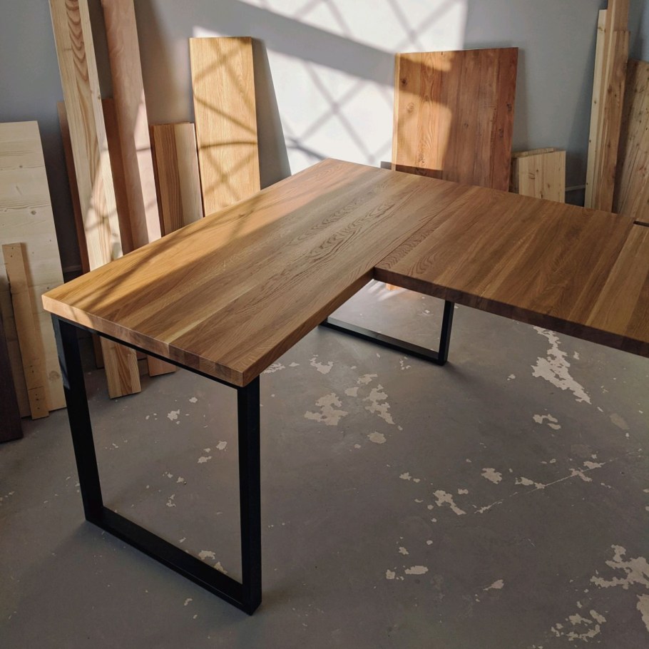 Стол лофт Индастриал угловой