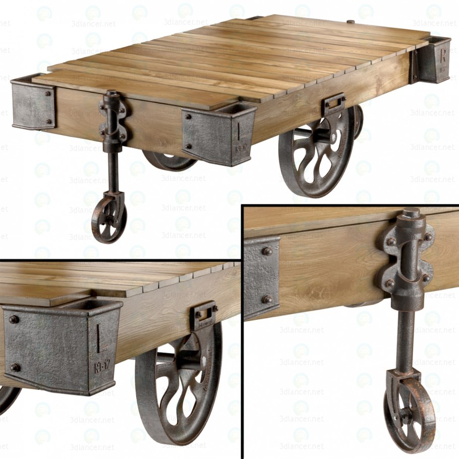 Factory Cart Coffee Table