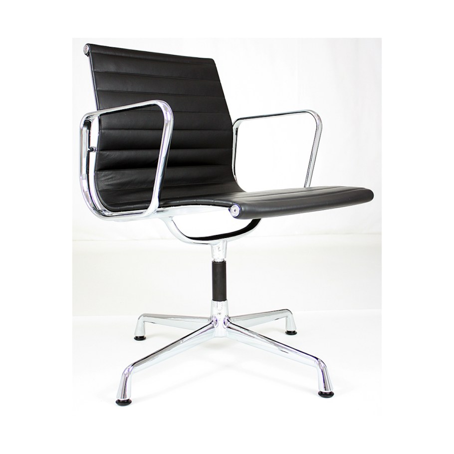 Стул для офиса белый алюминий