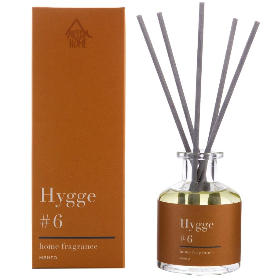 Ароматический диффузор Arida Home хюгге 3 табак и бергамот, 50 мл