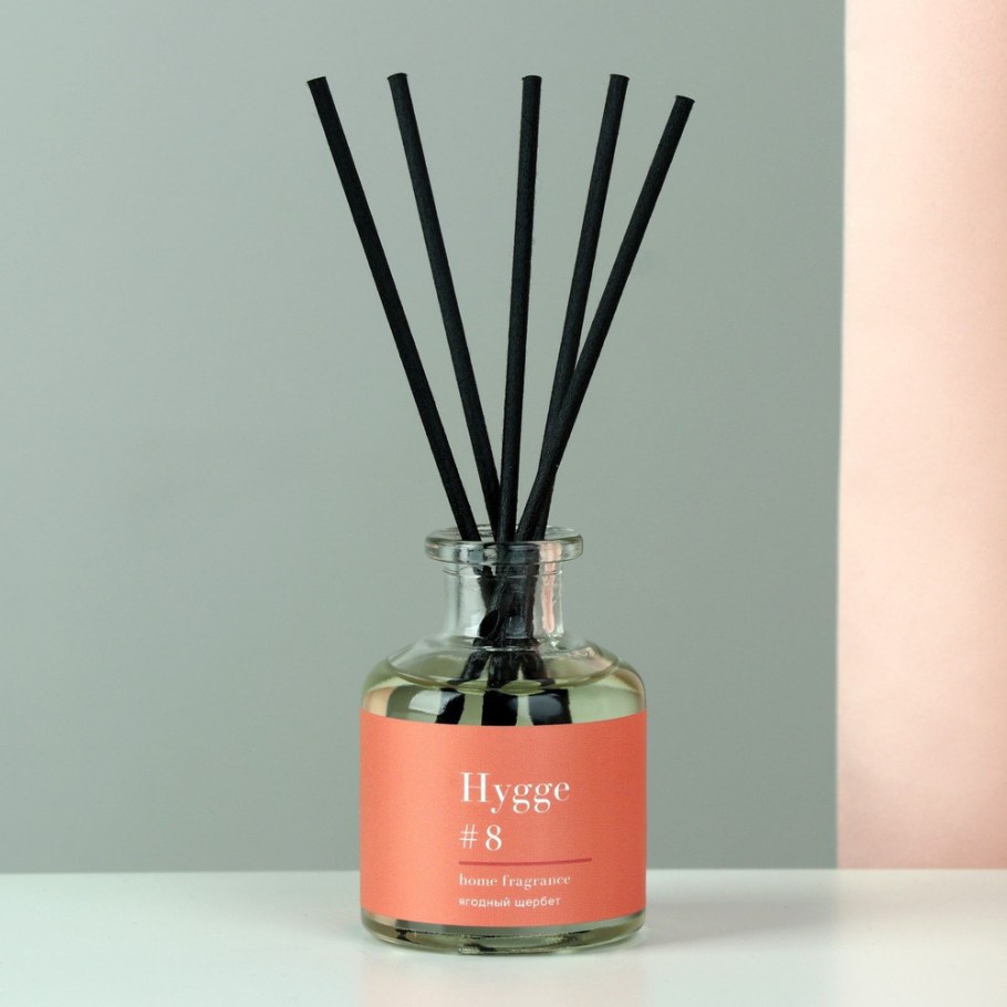 Аромадиффузор с палочками Hygge #1 вишневый мусс 50 мл ар 100-013