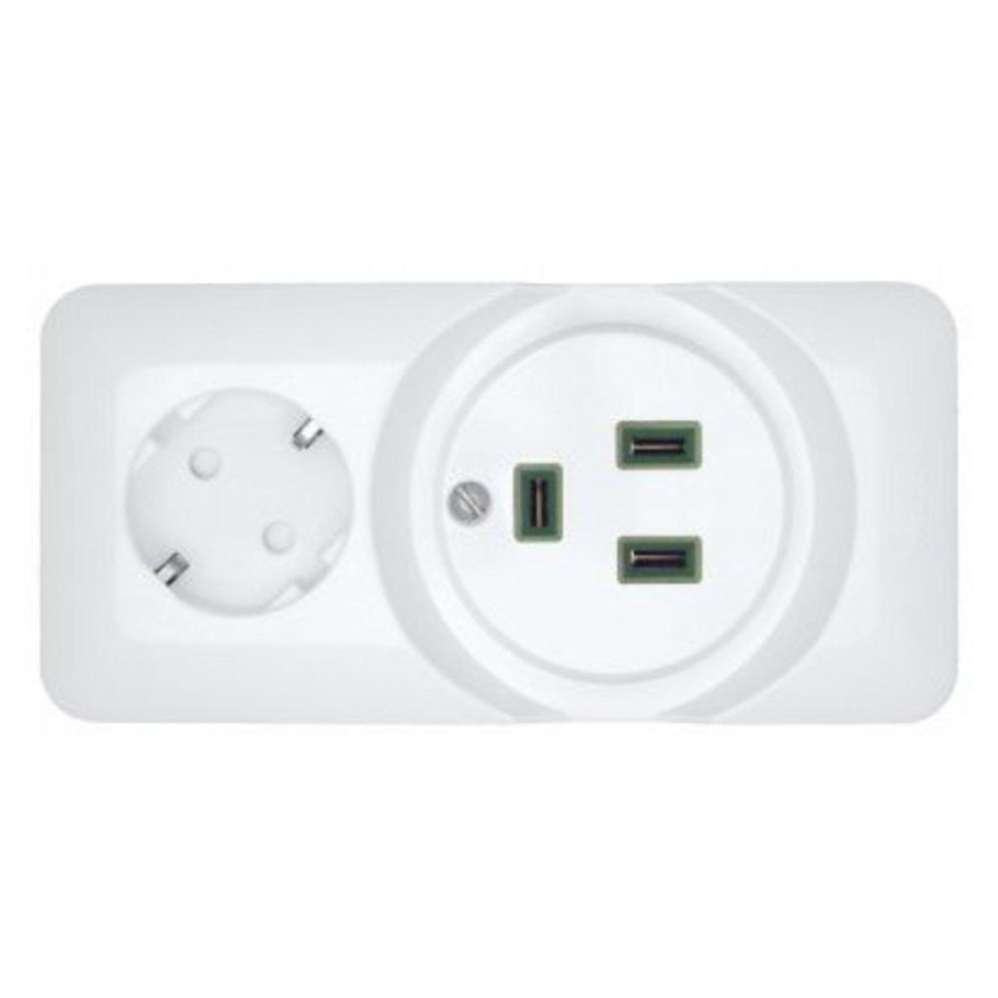 Розетка +для плиты комбинированная, 16а ра32-211