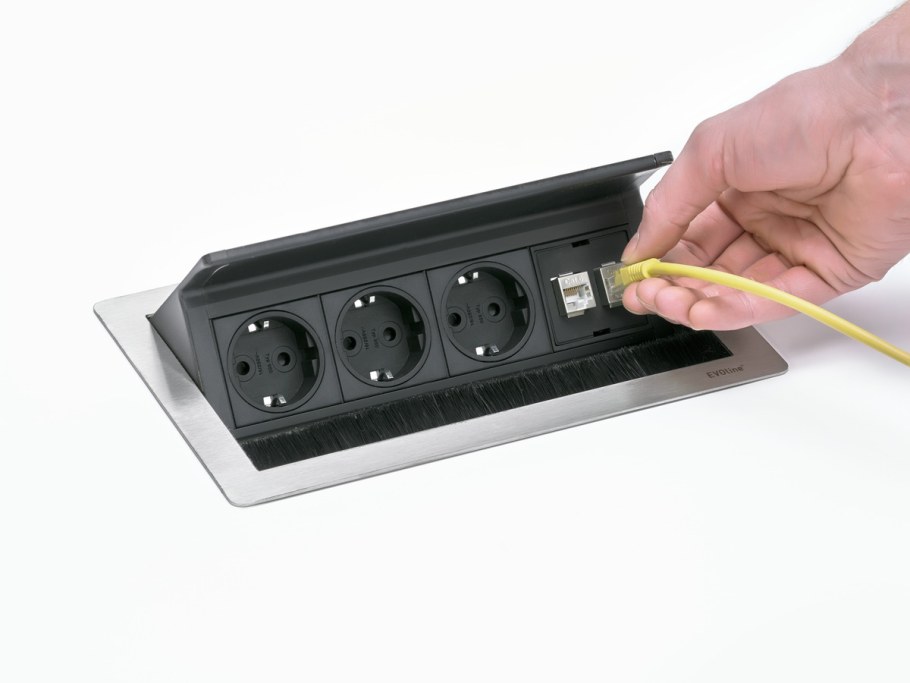 Evoline 159370024900 Flip Top Push 3 розетки