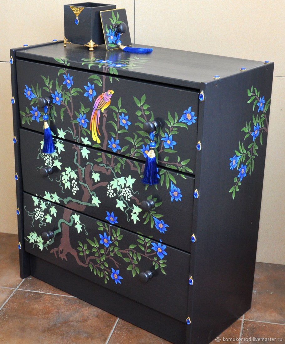 Перекраска комода икеа