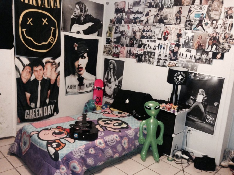 Украшение комнаты в стиле рок