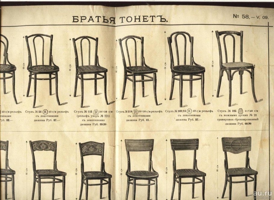 Венский стул Михаэля Тонета