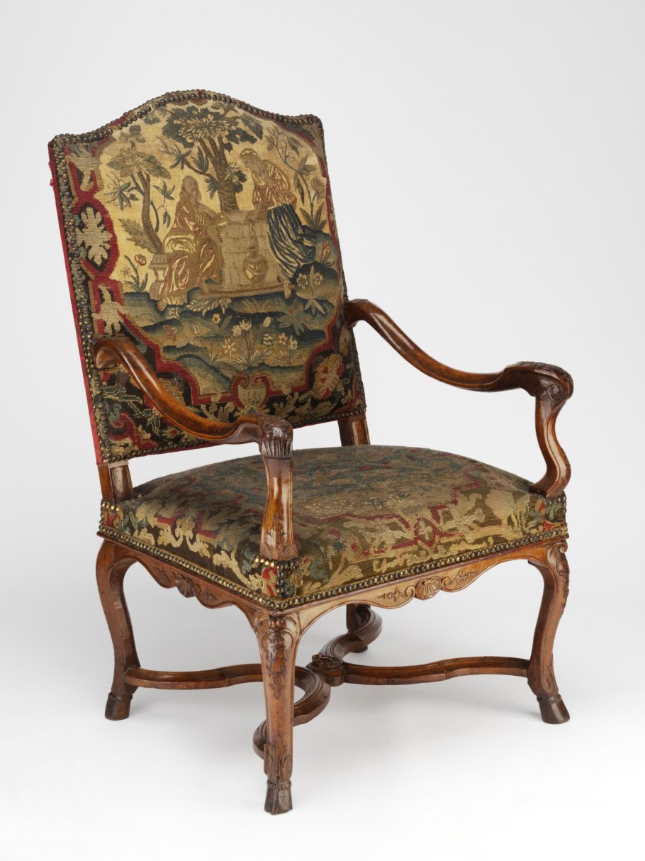 Антикварное трон кресло 18 век