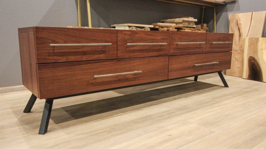 Тумба шпон американский орех