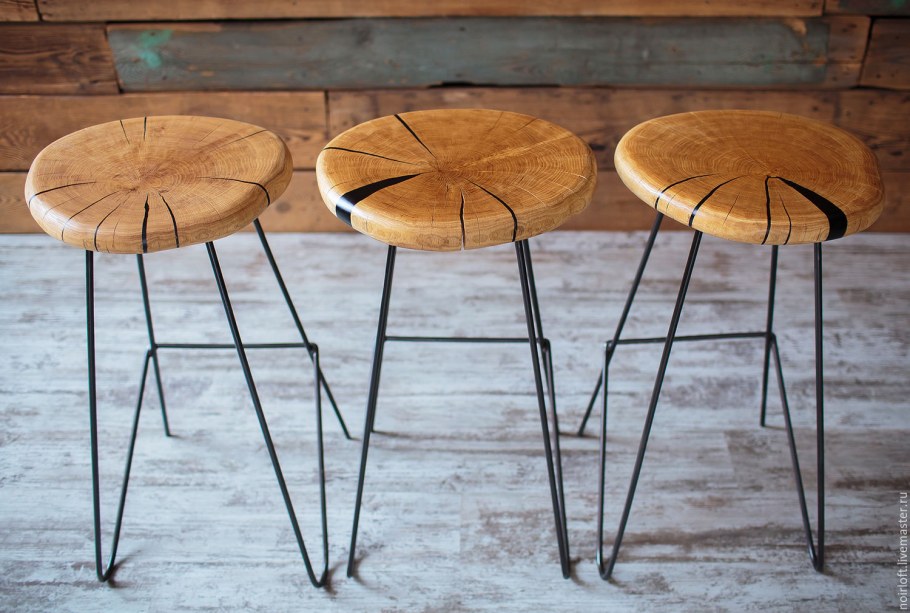 Стул барный Оберг (лофт)