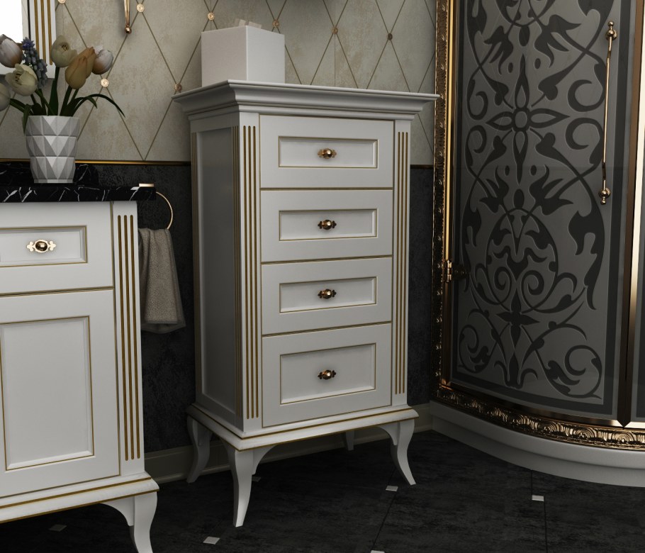 Комод 1200 классика с патиной