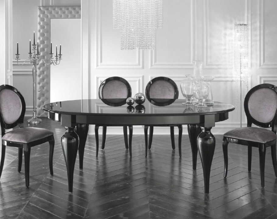 Круглый обеденный стол арт-деко, Неоклассика