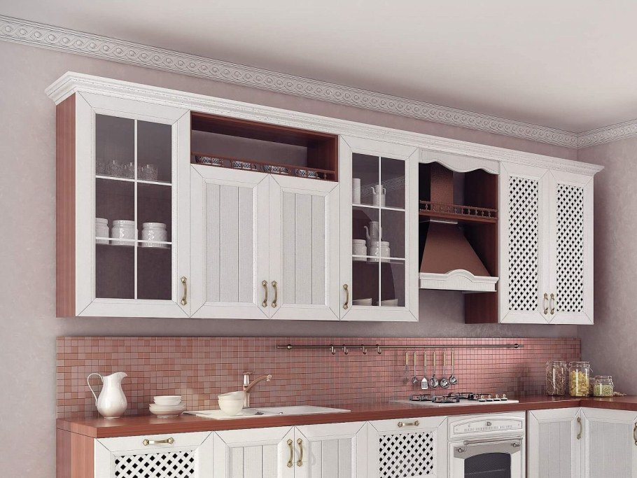 Кухня любимый дом Кантри светлый ясень