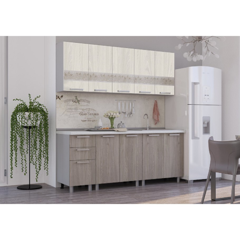 Кухня 2,0м "Амели" (мокко/Твист)