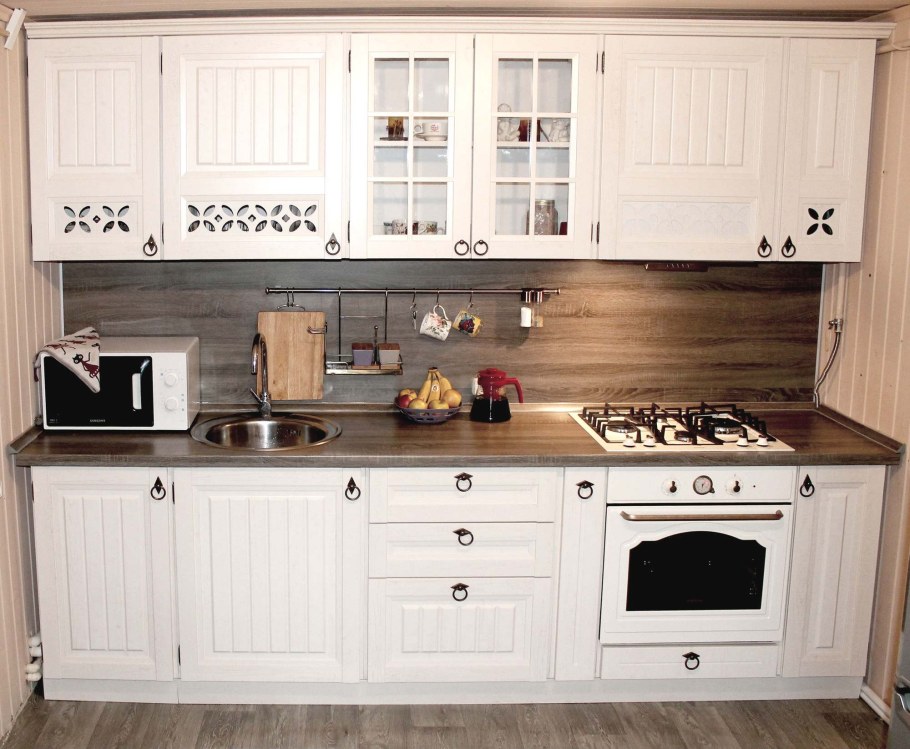 Кухня голубая Амели