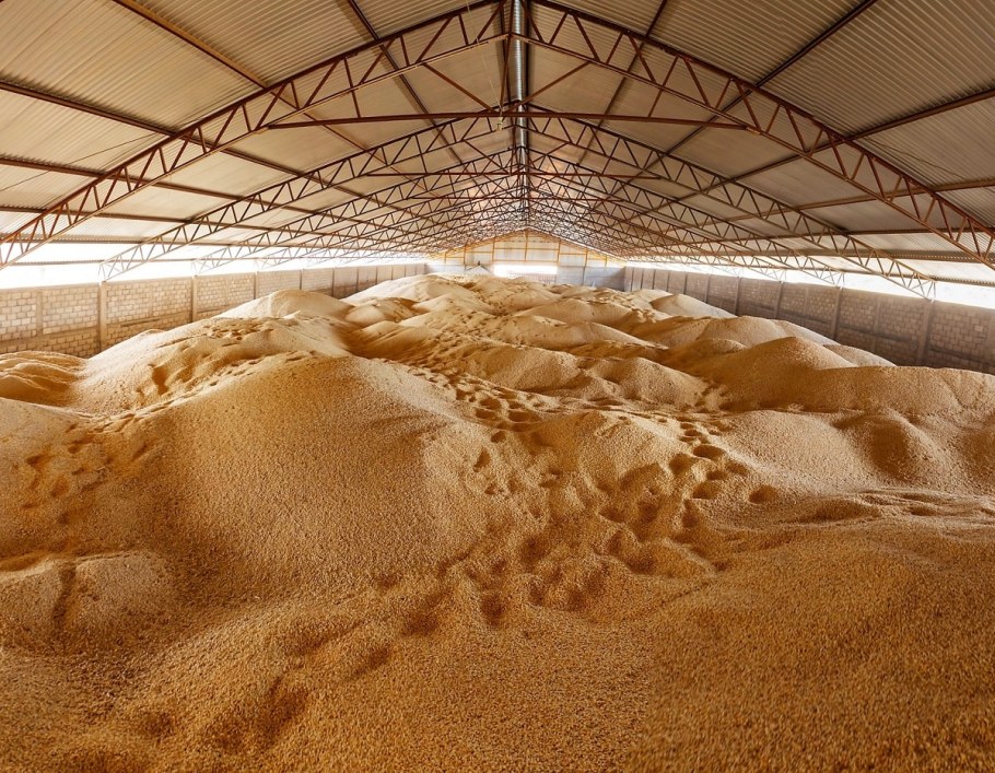 Хранение зерна в зернохранилищах