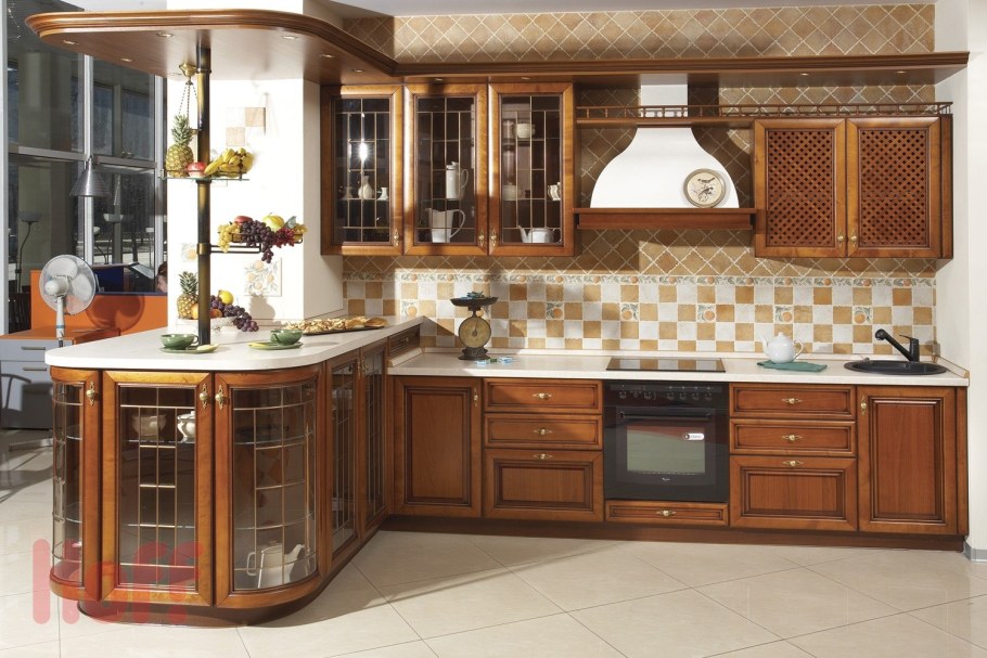 Мебель фигурная кухонная