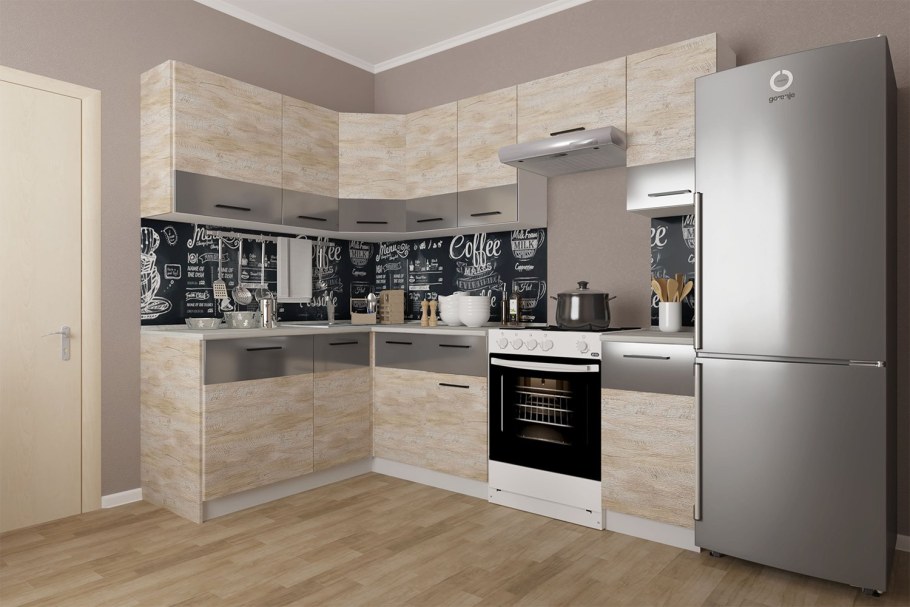 Кухонный гарнитур лофт хофф