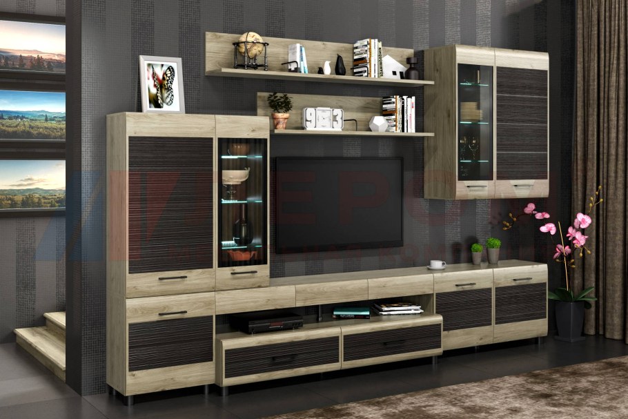 Гостиная Камелия Лером венге