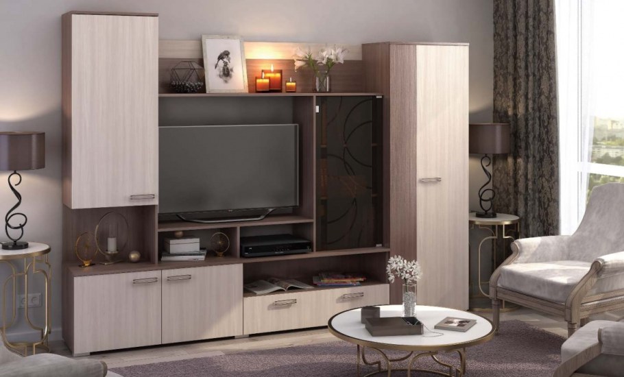 Гостиная Сиена Стендмебель ясень