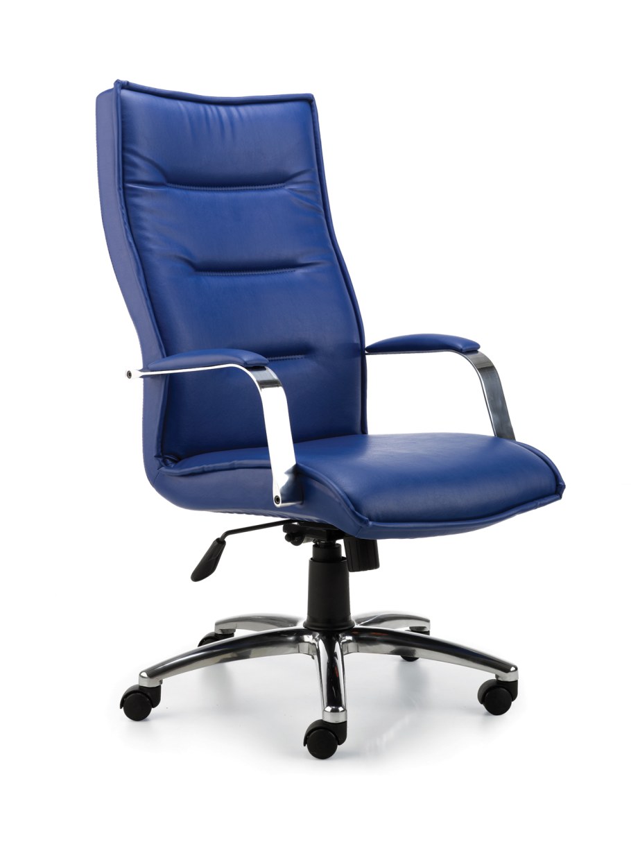 Кресло офисное синее orgmebel