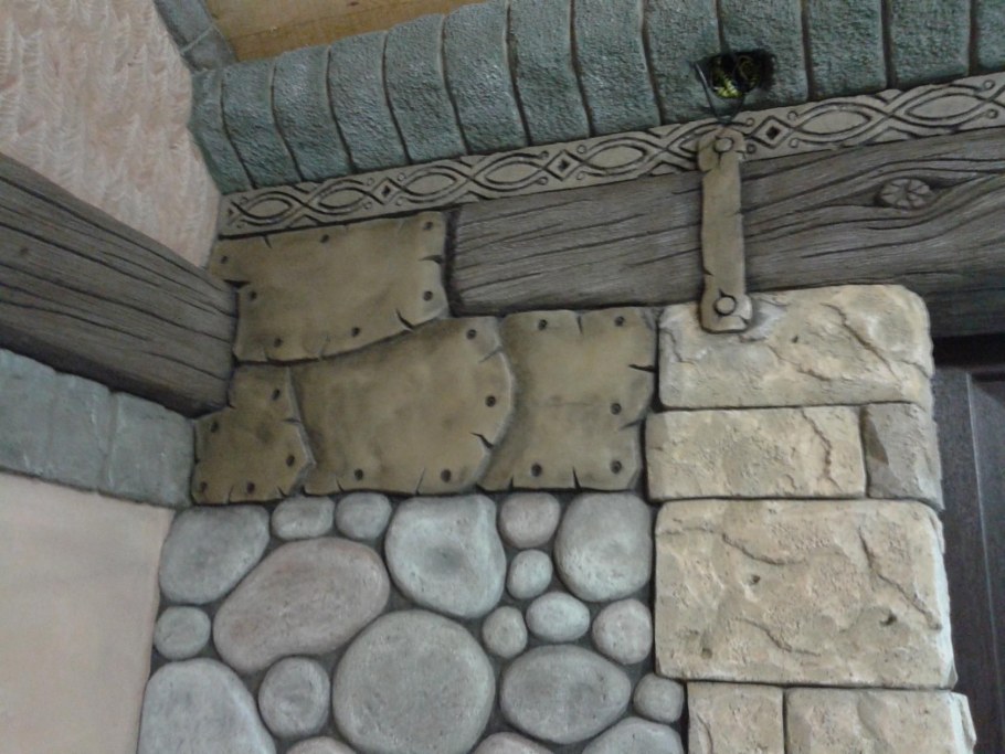 Отделка камнем из бетона