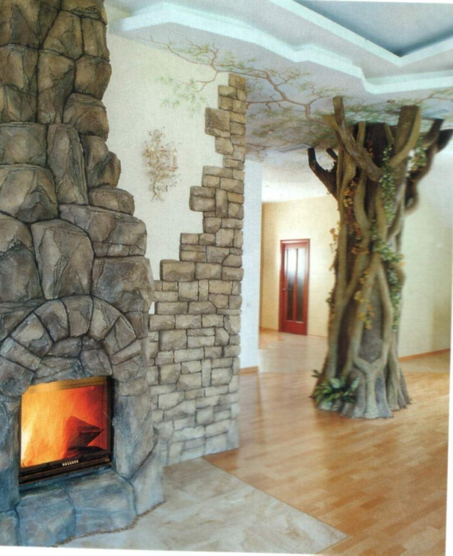 Арка из арт бетона